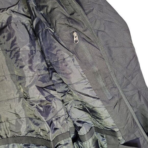 Women's Waterproof, Sky Jacket Windproof Hooded Raincoat For Winter Black X-Larg - Picture 5 of 15